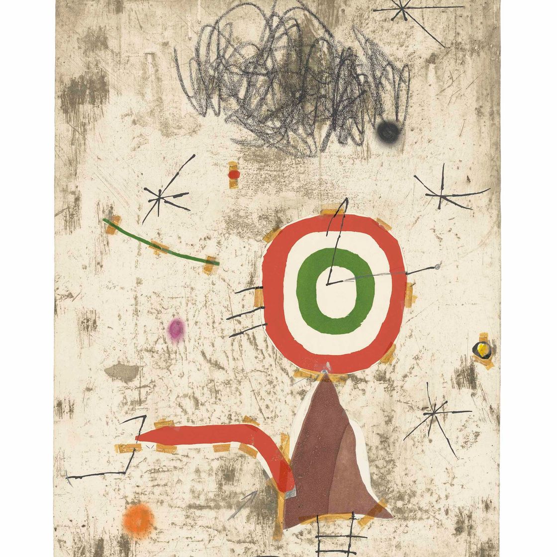 Joan Miró — Макет для: Personage I Estels VII