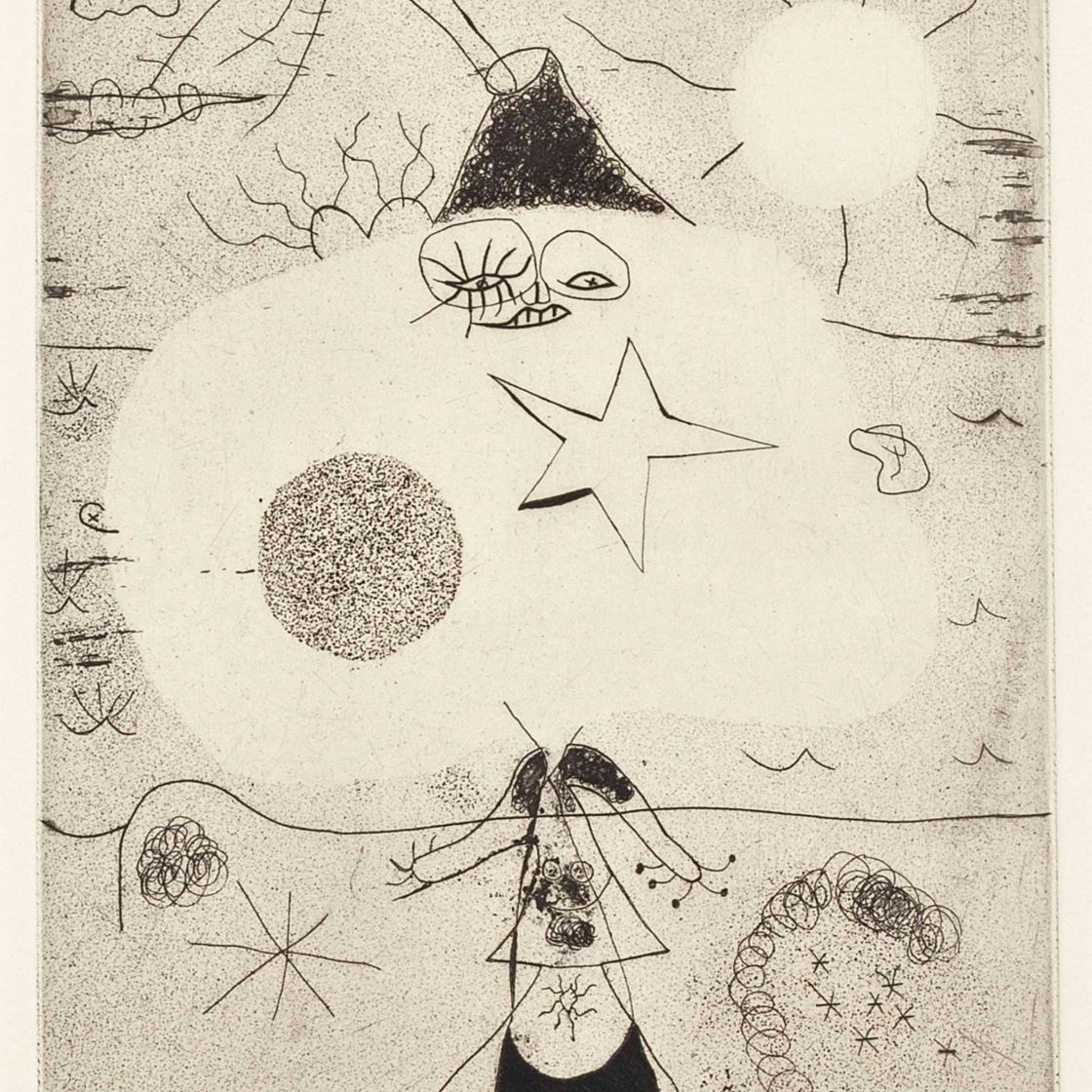 Joan Miró — Женщина и вулкан