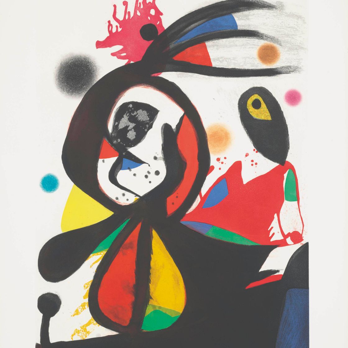 Joan Miró — Красный перламутр (Арт. 930)