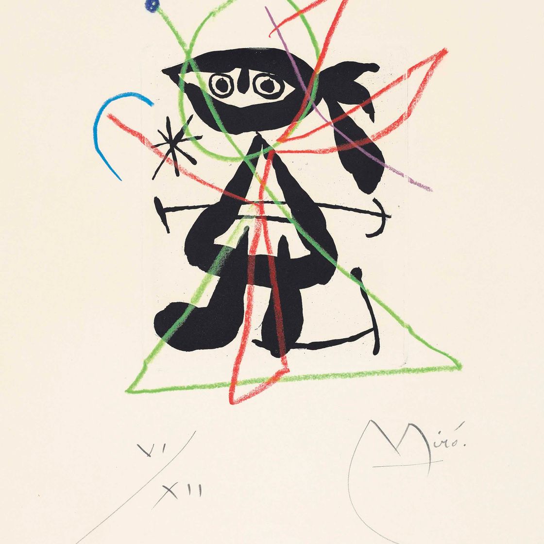 Joan Miró — Без названия, от: La Bague d'Aurore