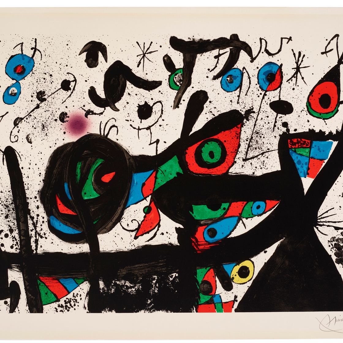 Joan Miró — Дом Джоан Пратс : один отпечаток