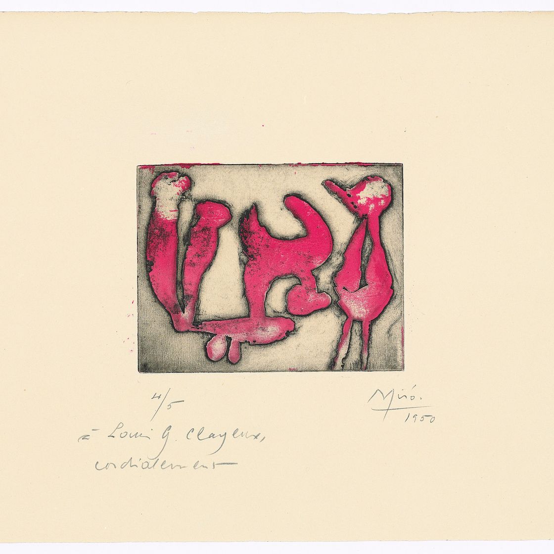 Joan Miró — Голос любви и величия за 1951 год, изображение 2