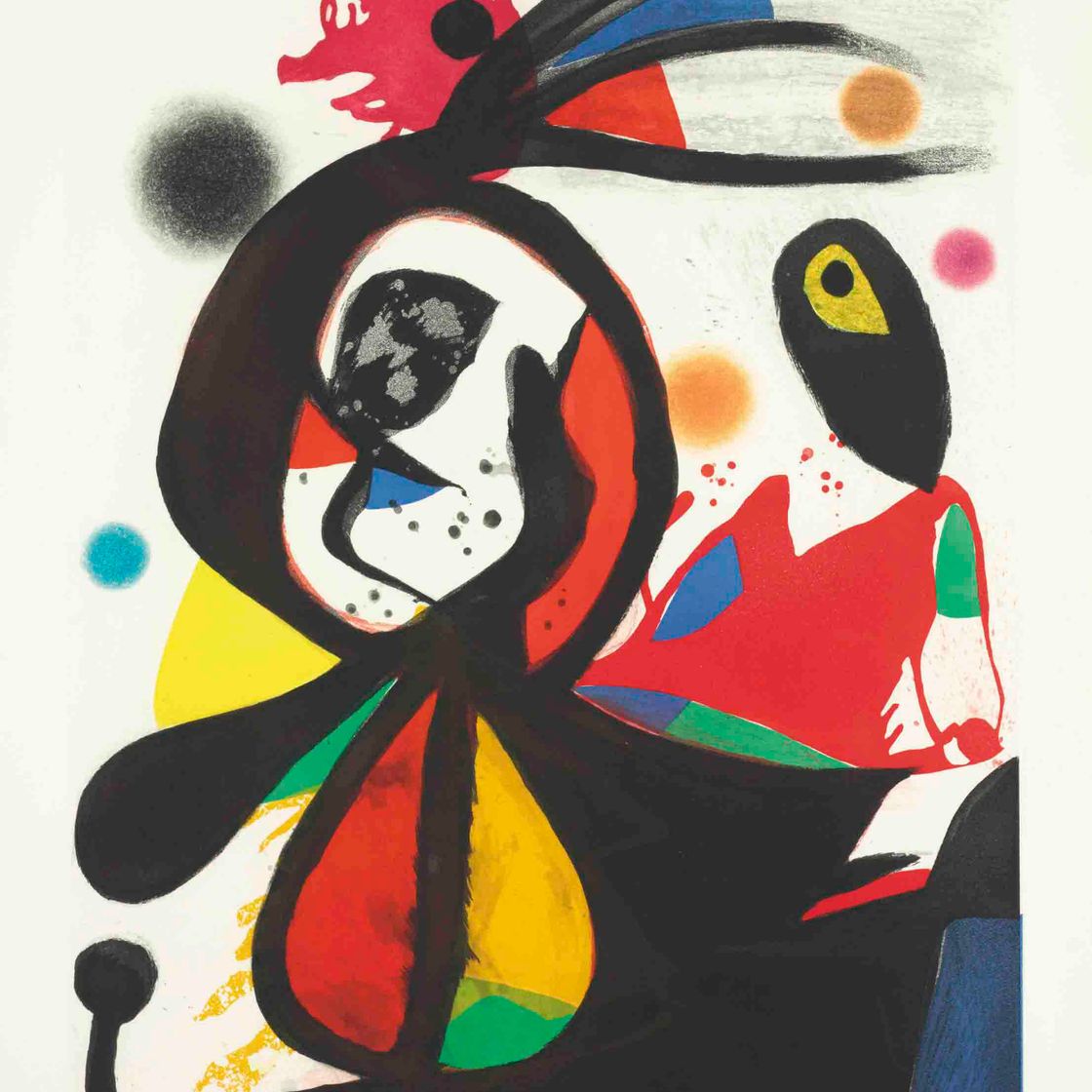 Joan Miró — Красный перламутр (Арт. 930)