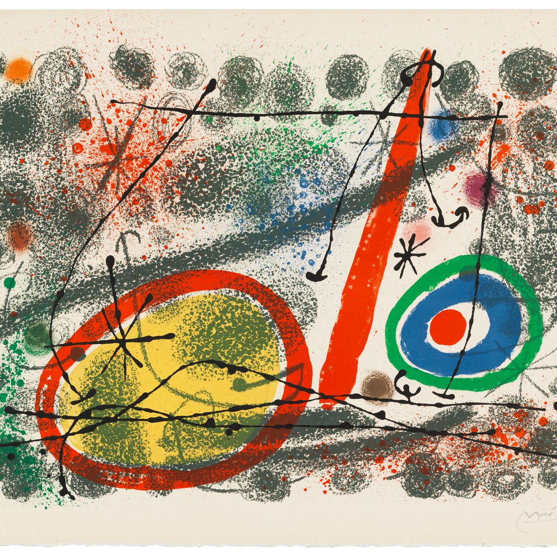 Joan Miró — Одна тарелка, из: Картонных коробок