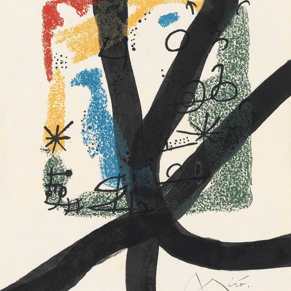 Joan Miró — Одна тарелка из "Произведений природы" (Мурло, 576; ср. С. 123)