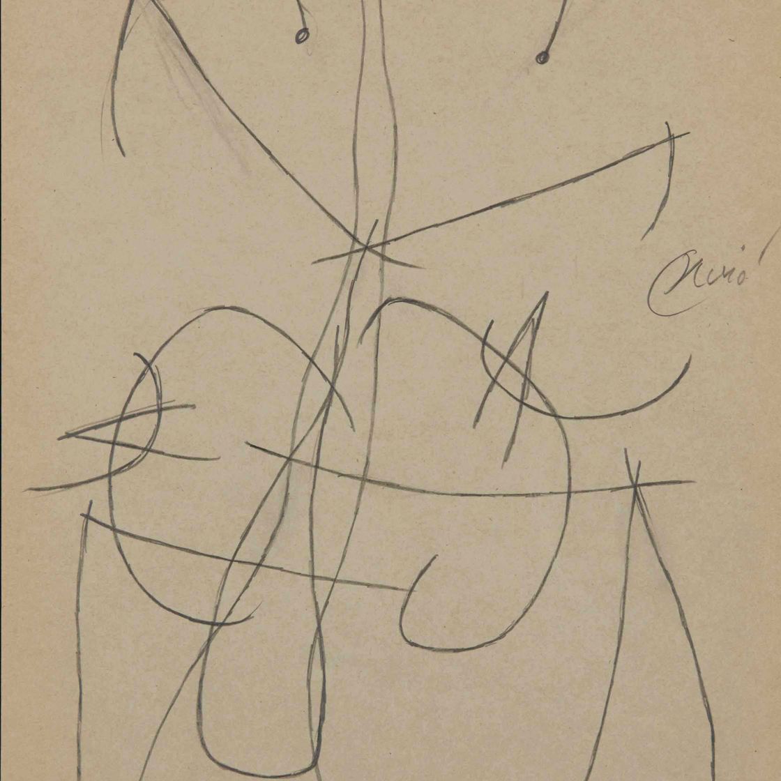 Joan Miró — Шевроле из трех женщин