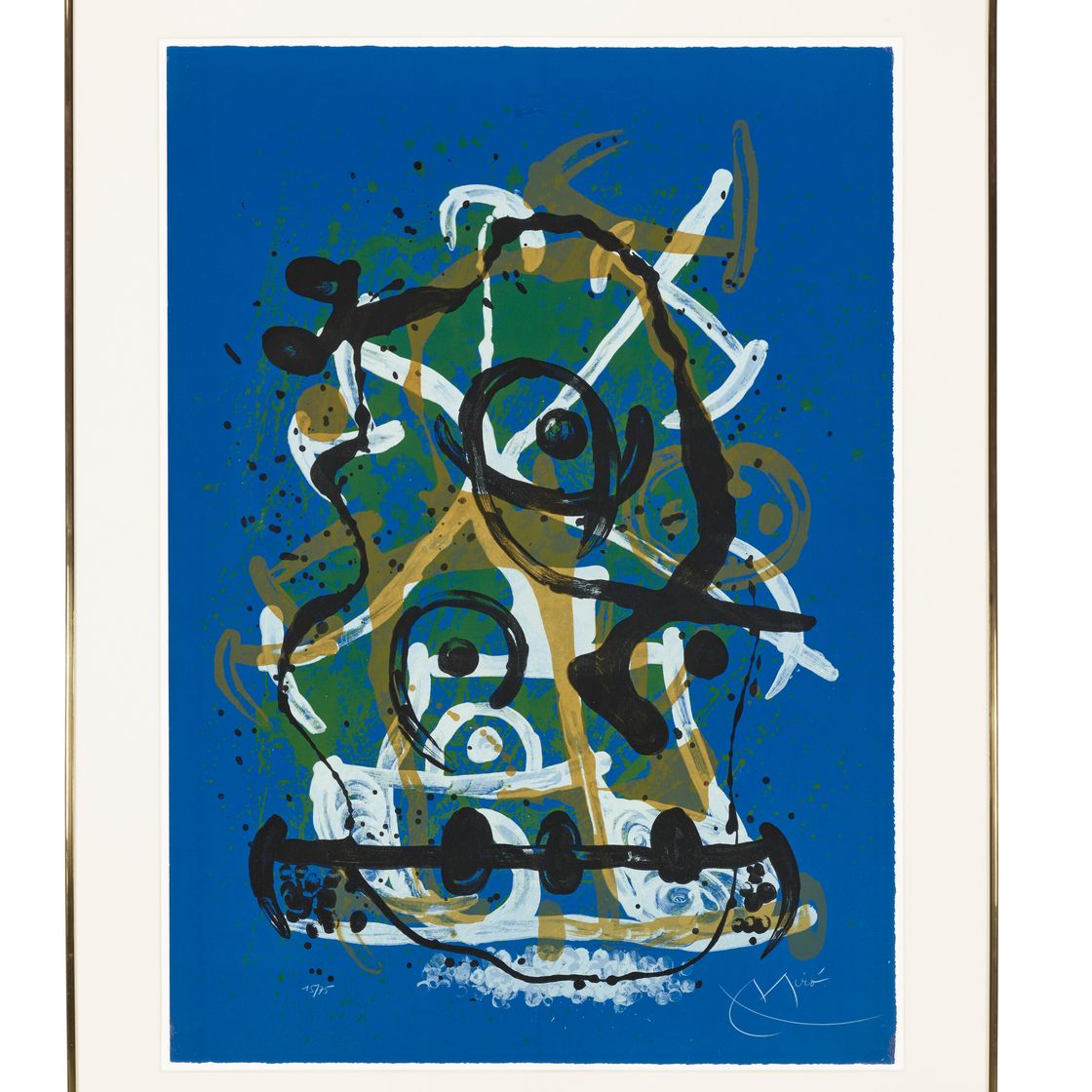 Joan Miró — Голубое шевоши, изображение 2