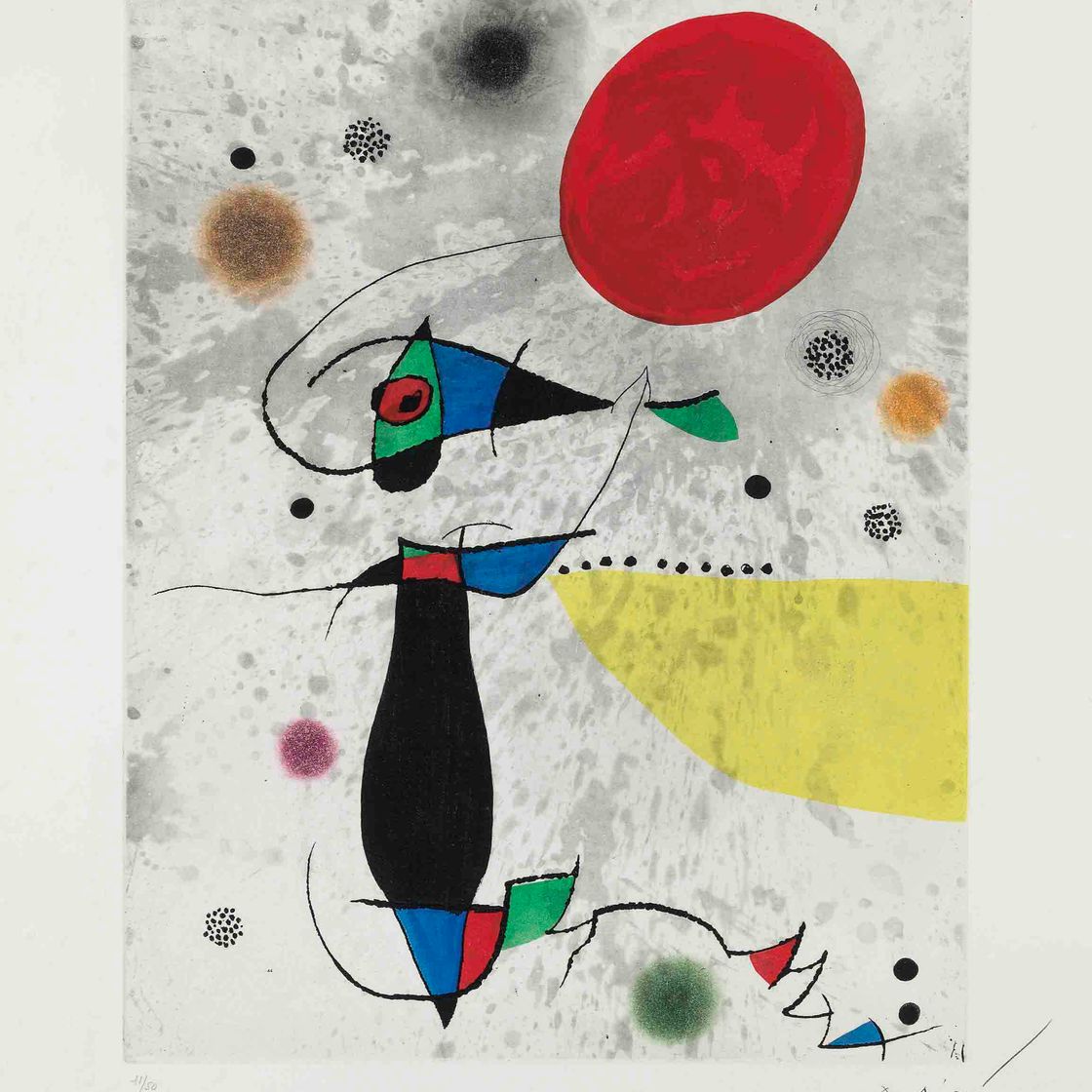 Joan Miró — Отель L'Attrape-Soleil (D. 740)