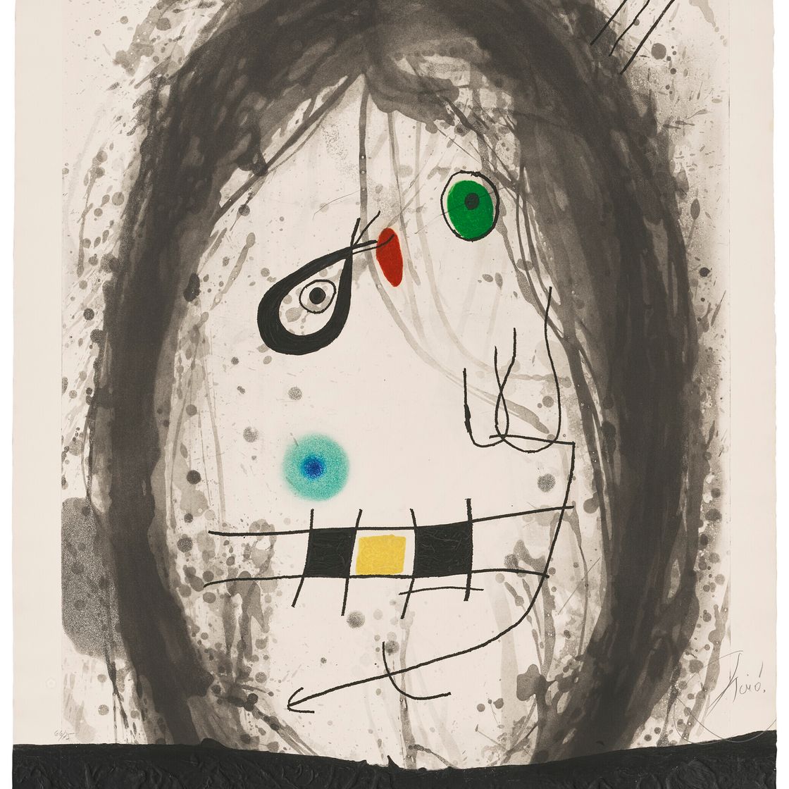 Joan Miró — Л'Эксиле нуар