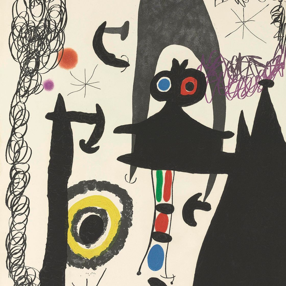 Joan Miró — Эскалейд в лунном свете (D. 496)