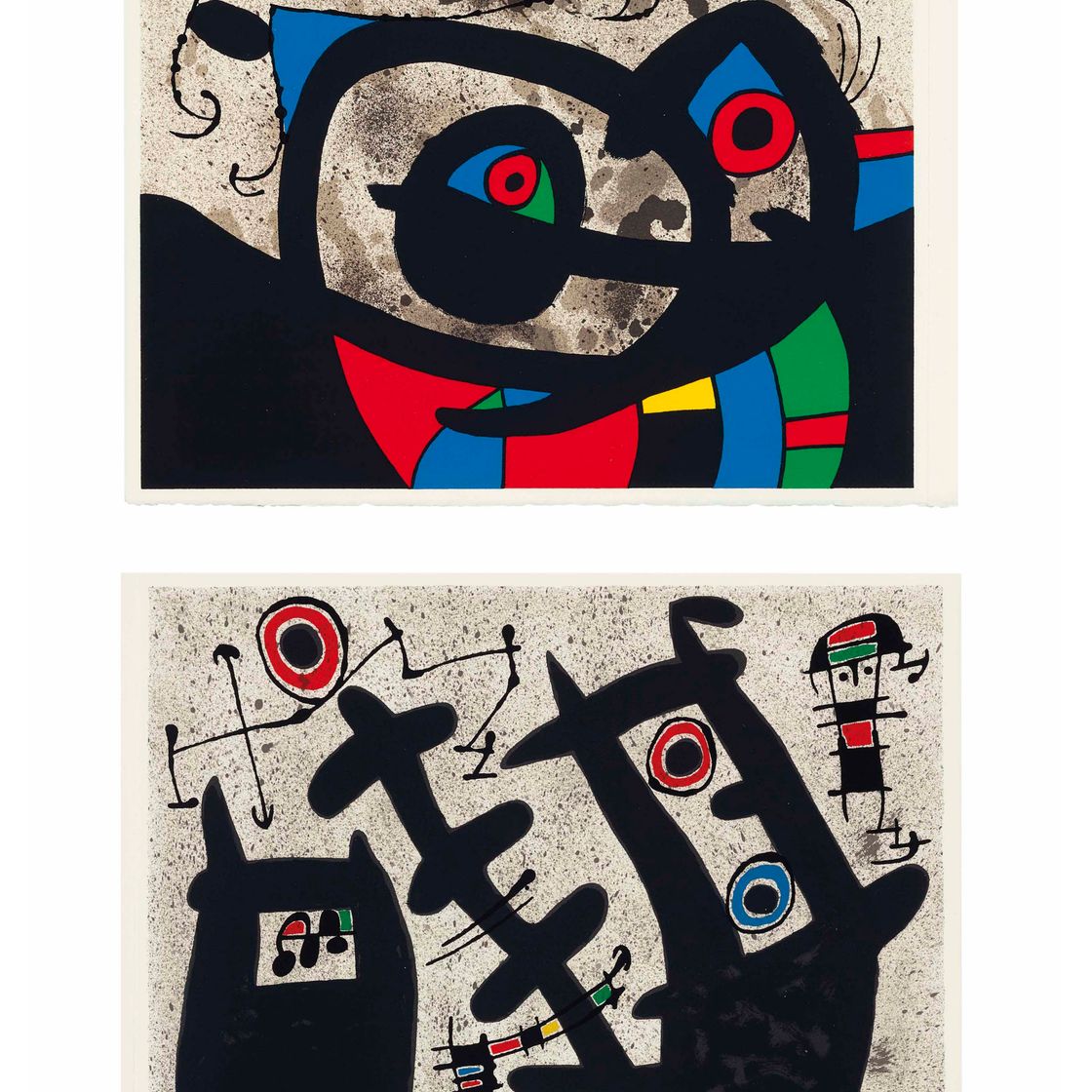 Joan Miró — Лазарь с золотыми перьями, Луиза Бродер, Париж, 1971