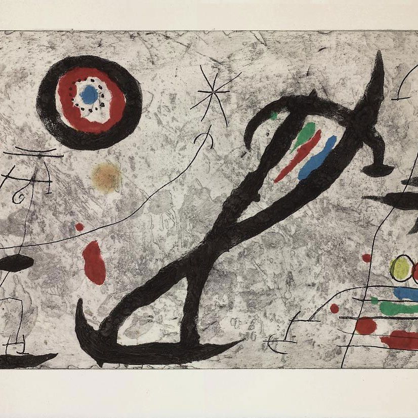 Joan Miró — Трасса сюр-ла-паруа V (D. 444)