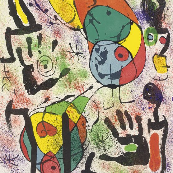 Joan Miró — Провидцы: одна пластина (M. 666)