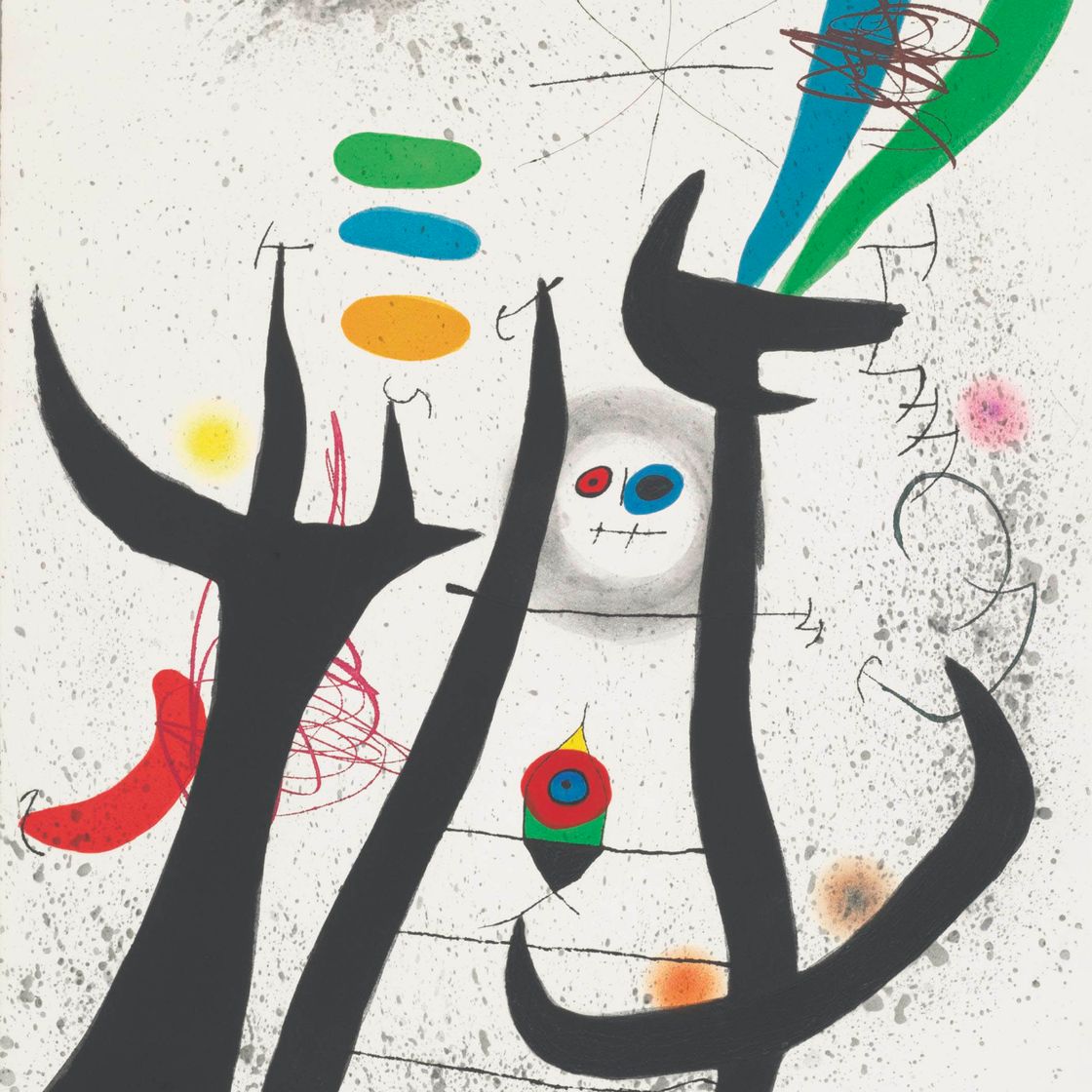 Joan Miró — Древовидная женщина (D. 649)