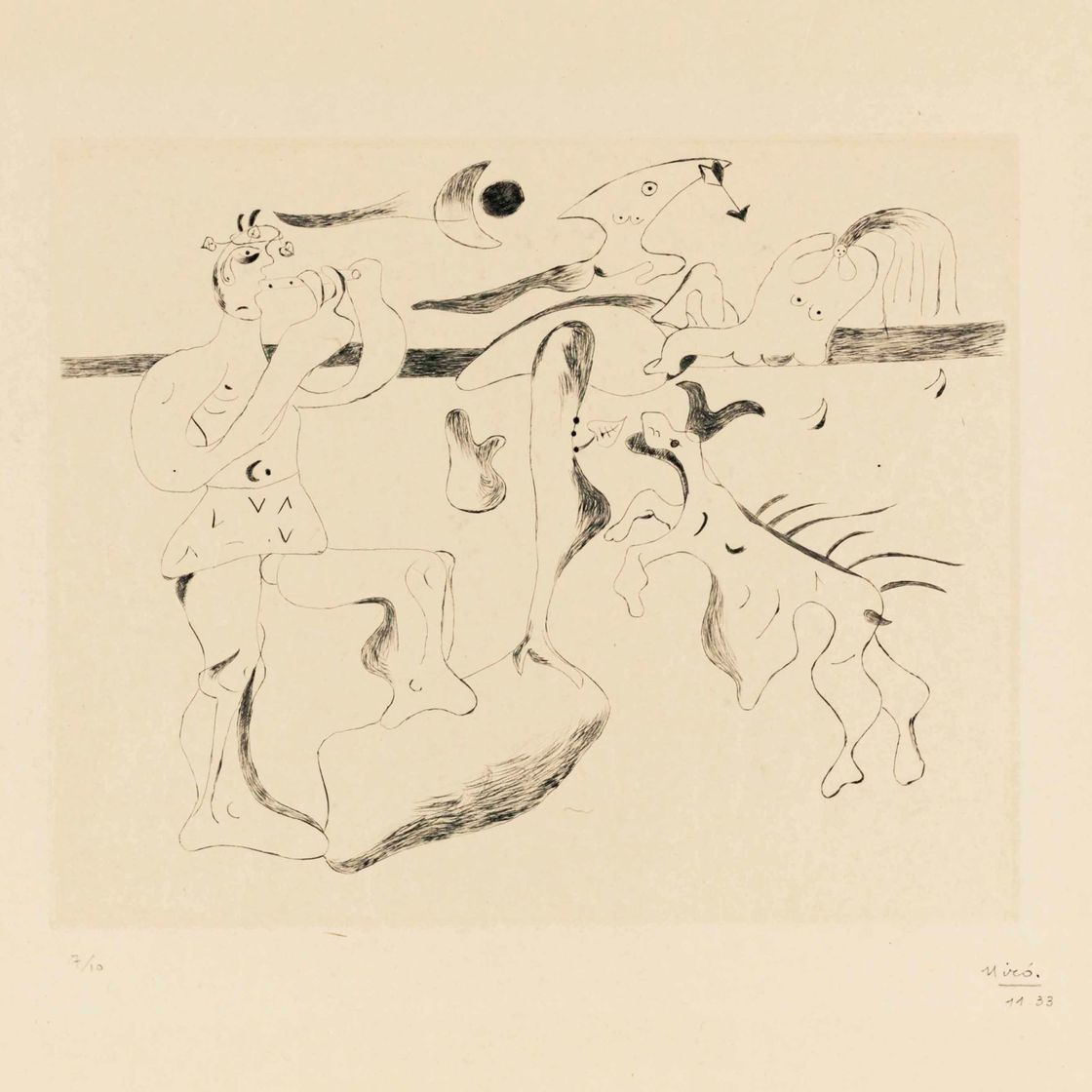 Joan Miró — Дафнис и Хлоя