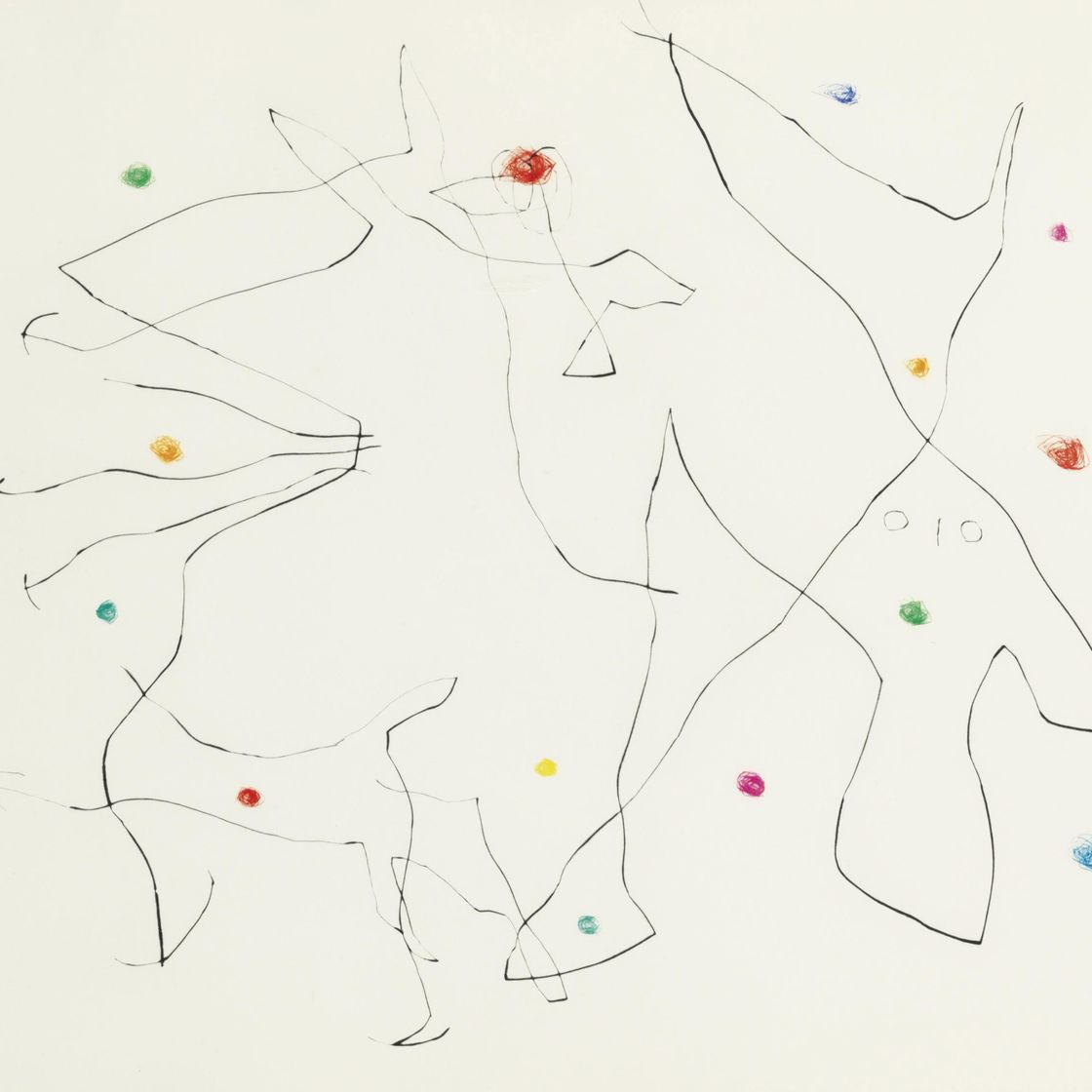 Joan Miró — Рене Шар, "Поток любви", главный редактор, Париж, 1964 (стр. 370-386; С. 88), изображение 2