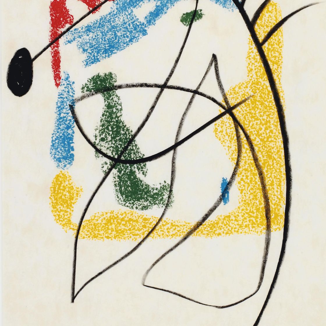 Joan Miró — Сокровища земли : одна пластина (M. 582; см. C. Books 123)