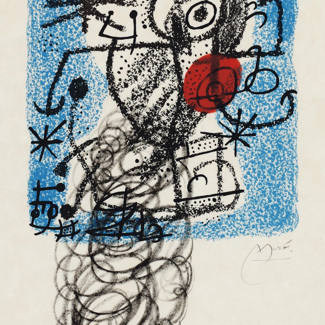 Joan Miró — Сокровища земли : одна пластина (M. 579; см. C. Books 123)
