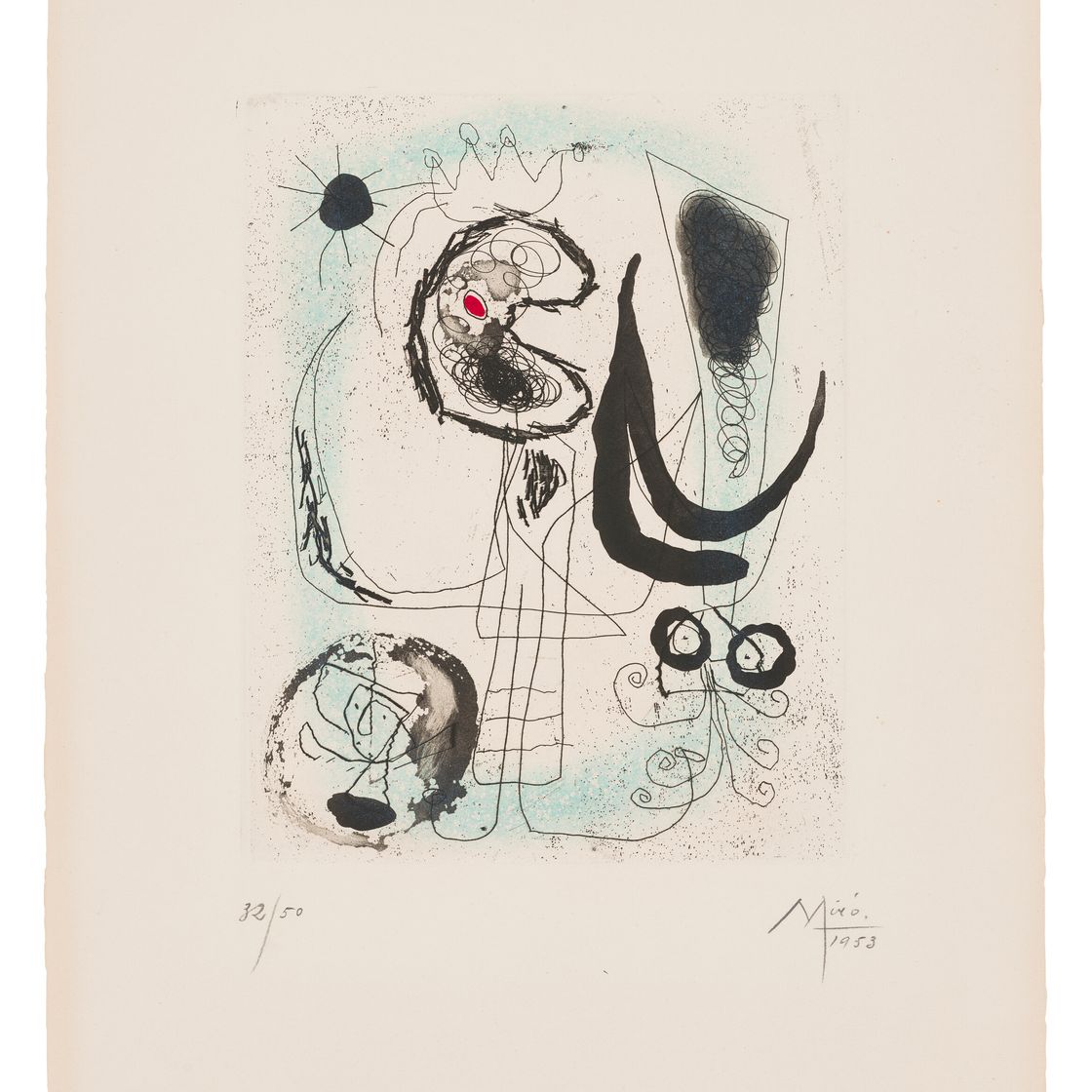 Joan Miró — Сери лИИ: одна тарелка