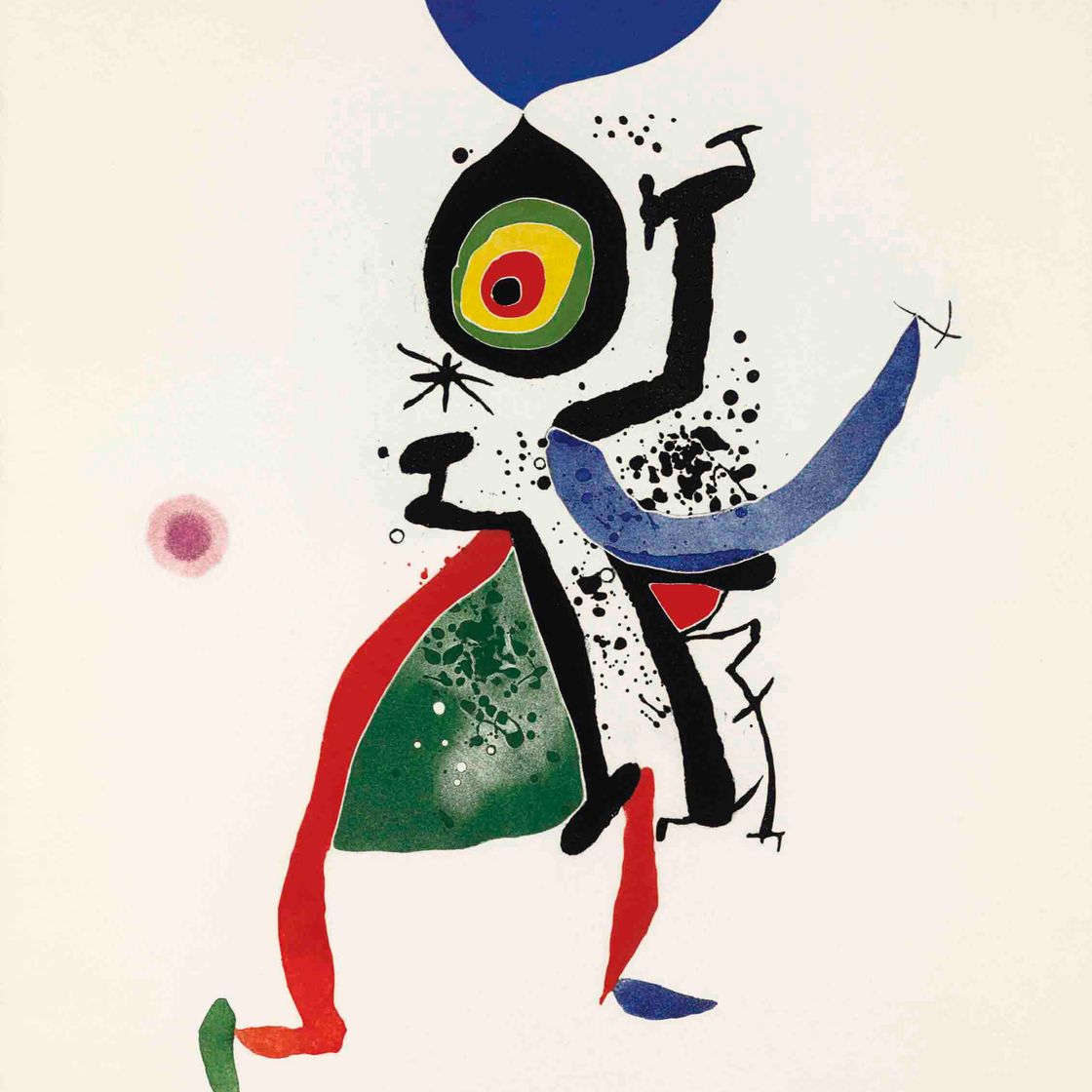 Joan Miró — Интересующийся из Сальва Папассейта (D. 712; см. C. 179)