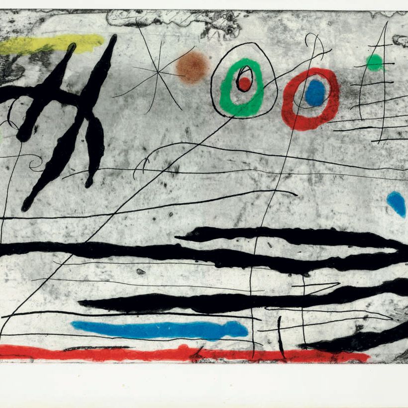 Joan Miró — Трасса на набережной I (D. 440)