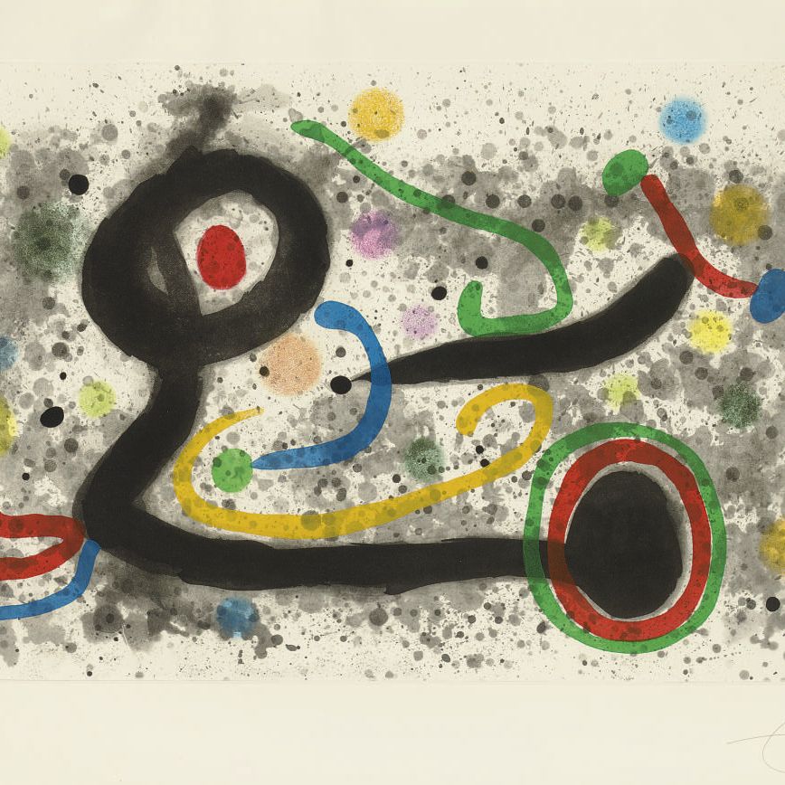 Joan Miró — Ужин по-гречески (D. 520)