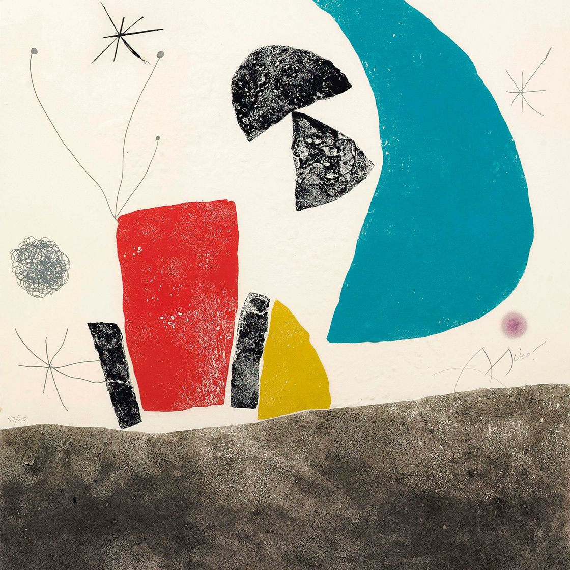 Joan Miró — Фотография VIII, из Эсприу-Миро (Дюпен, 876; Крамер букс, 876)