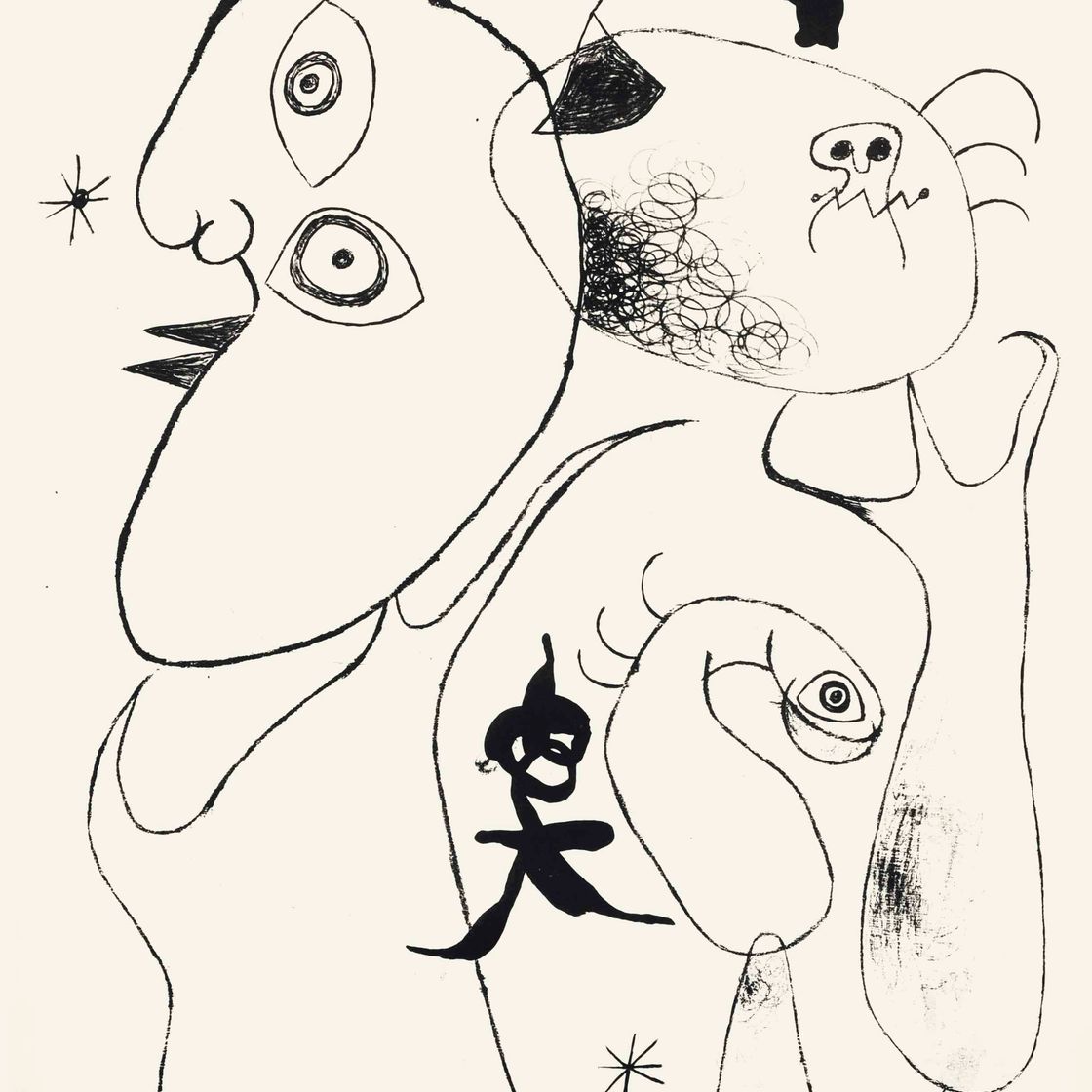 Joan Miró — Барселона XVIII, из серии "Барселона"