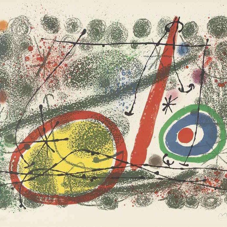 Joan Miró — Две таблички из: Cartones (M. 452 и 453; ср. C. books 103), изображение 2
