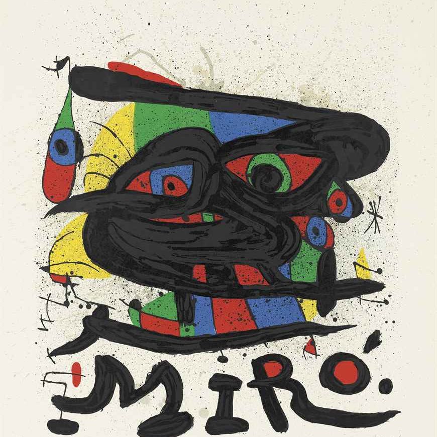 Joan Miró — Две таблички из: Cartones (M. 452 и 453; ср. C. books 103), изображение 3