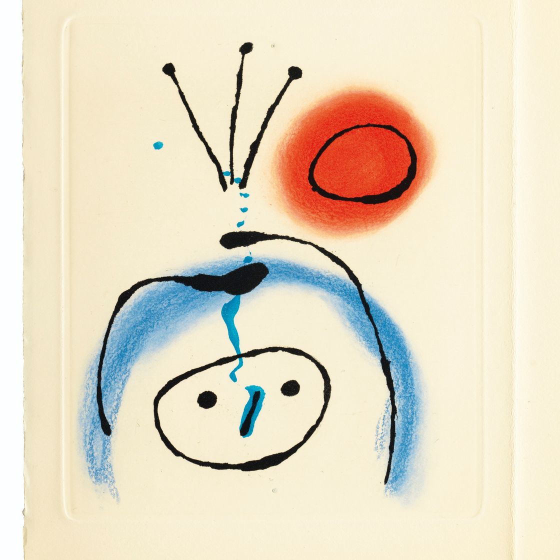 Joan Miró — Рене Кревель, "Аврорская битва", Л. Бродер, Париж, 1957, изображение 2