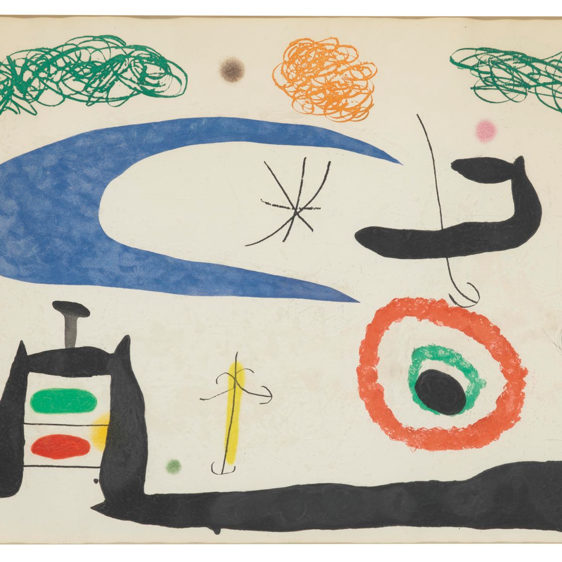 Joan Miró — Спи под луной