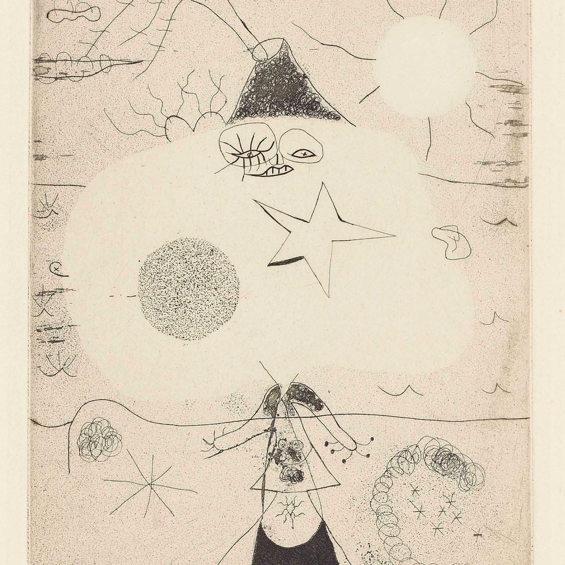 Joan Miró — Женщина и вулкан