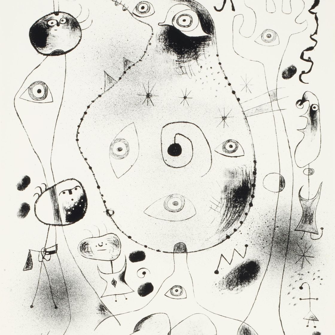 Joan Miró — "Барселона VII", из серии "Барселона" (серия 12)