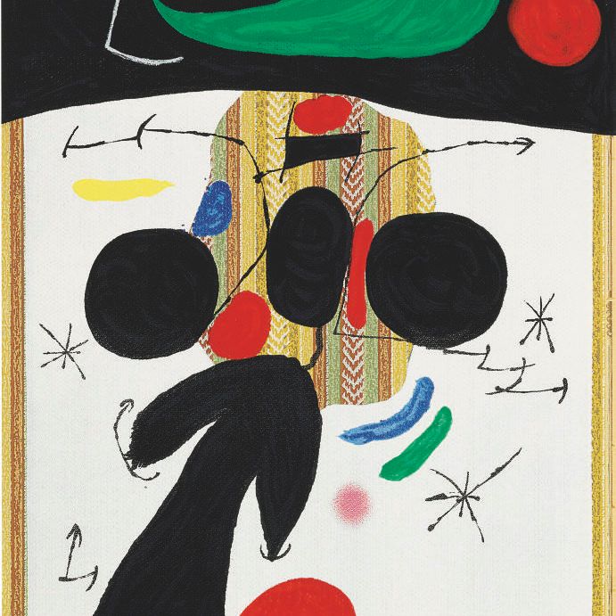 Joan Miró — Интерьер и ночь (M. 590)