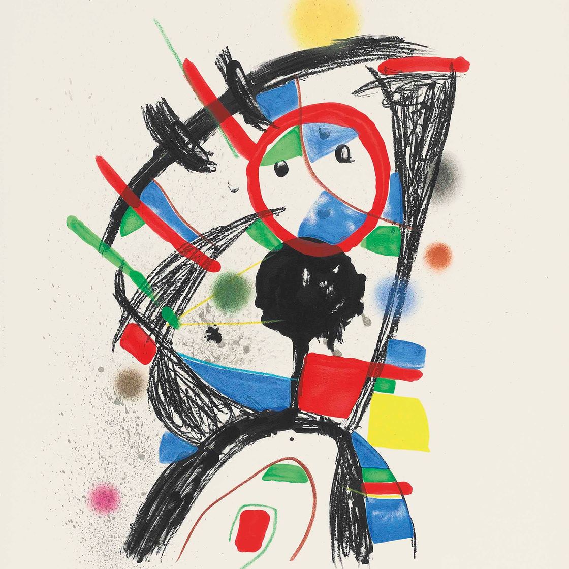 Joan Miró — Коломбина у окна (M. 1201)