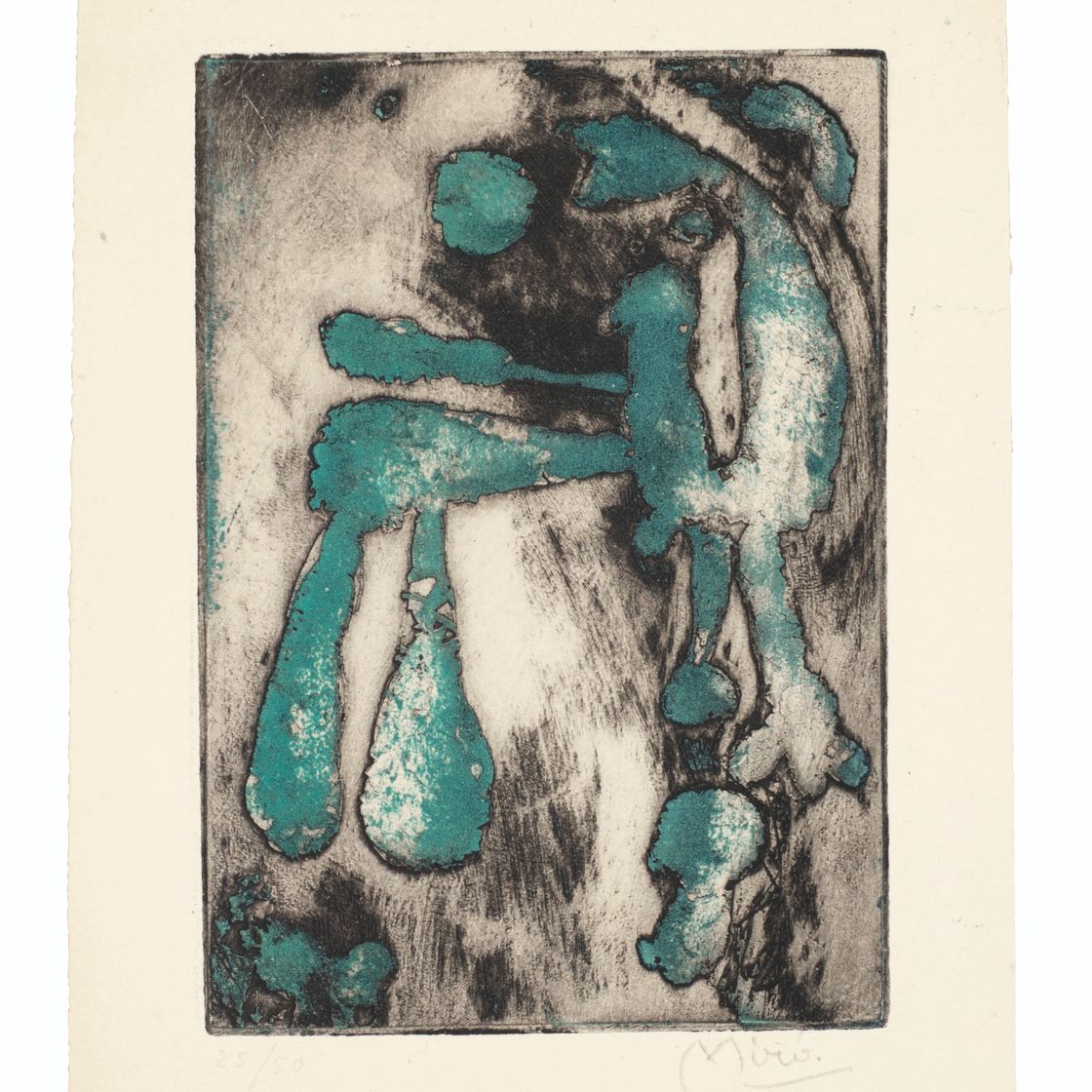 Joan Miró — Вечер любви 1951 года: шесть тарелок, изображение 6