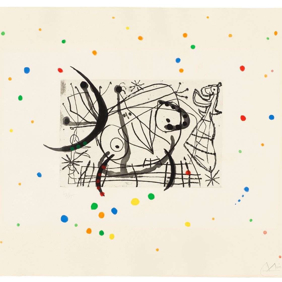 Joan Miró — Трещины: одна пластина