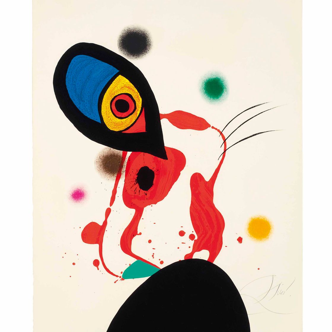 Joan Miró — Императорская ночь (M. 1023)