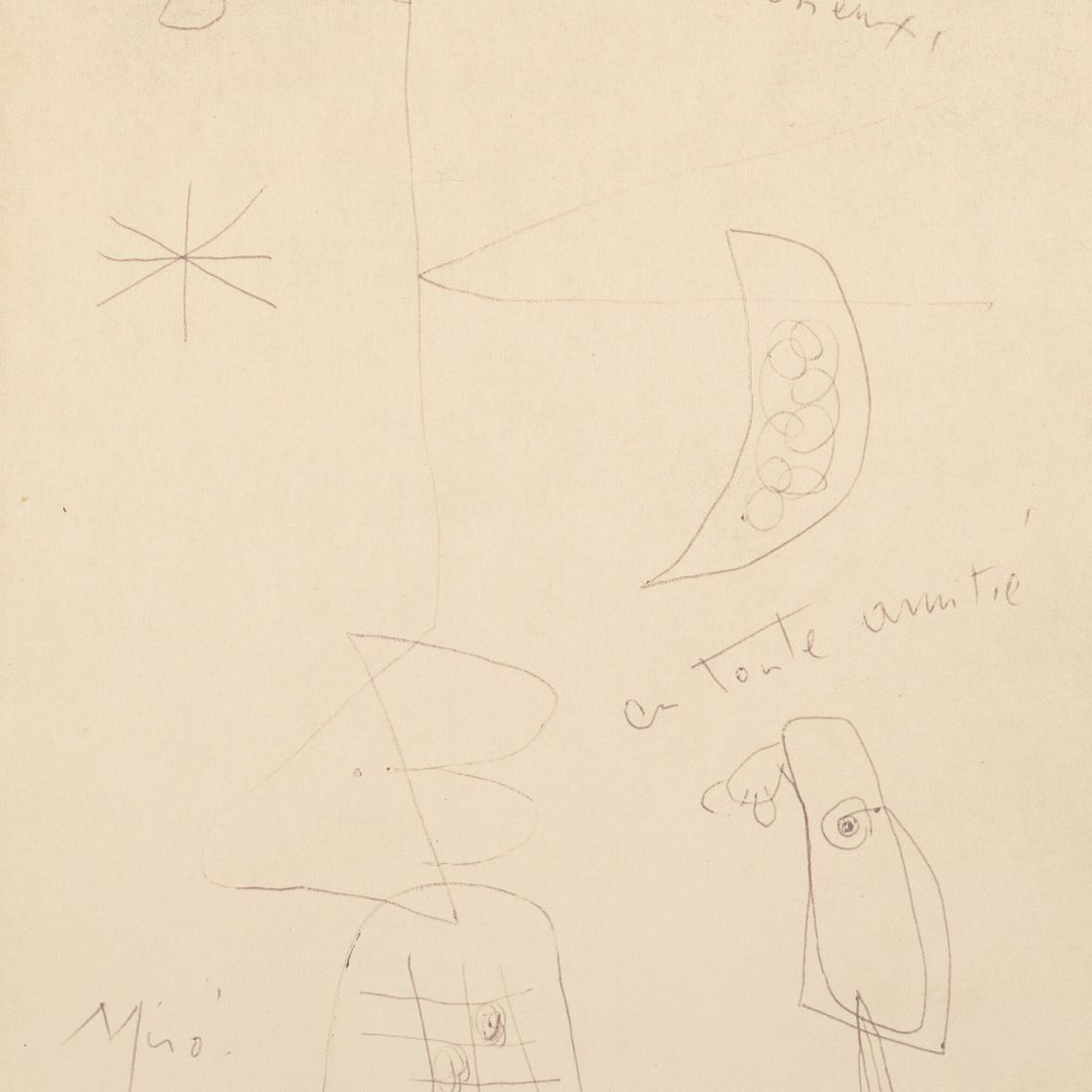 Joan Miró — Без названия, изображение 1
