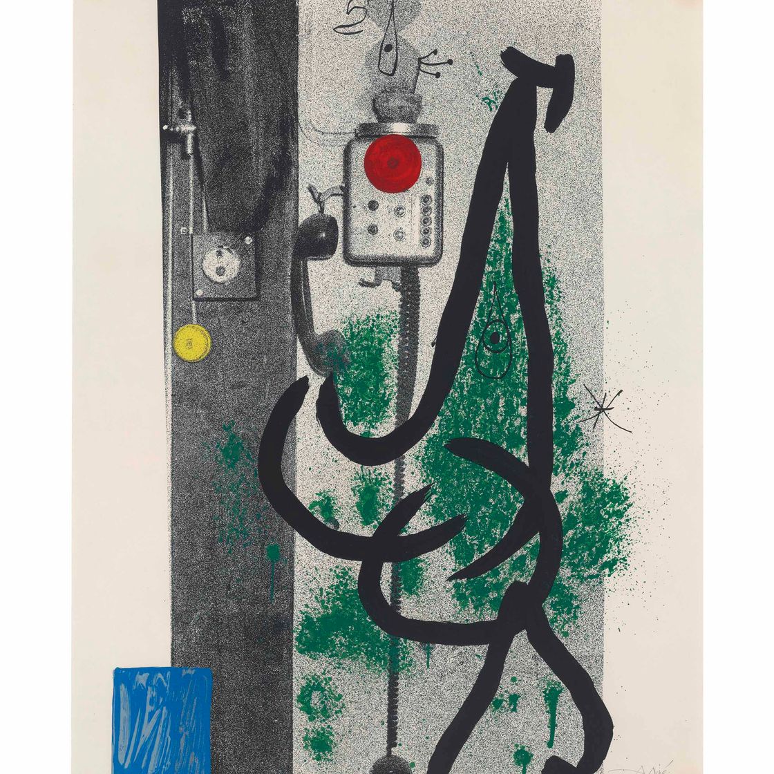 Joan Miró — Мадемуазель у телефона