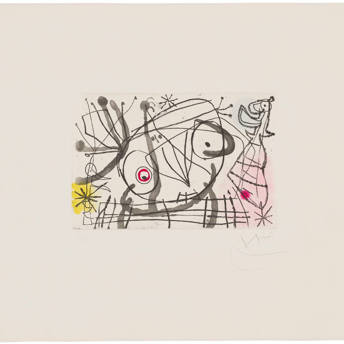 Joan Miró — Трещины: одна пластина