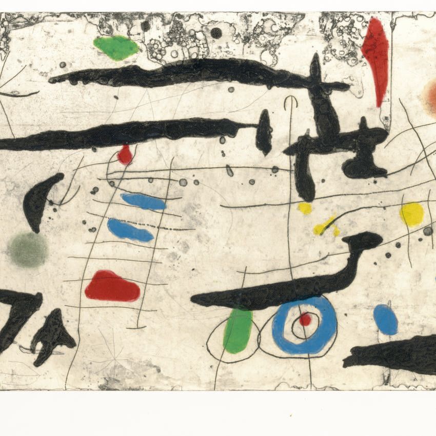 Joan Miró — Трасса на берегу реки II (номер 441)