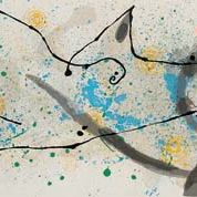 Joan Miró — Фото XII из коллекции "Лесарь с золотыми перьями" (M. 525)