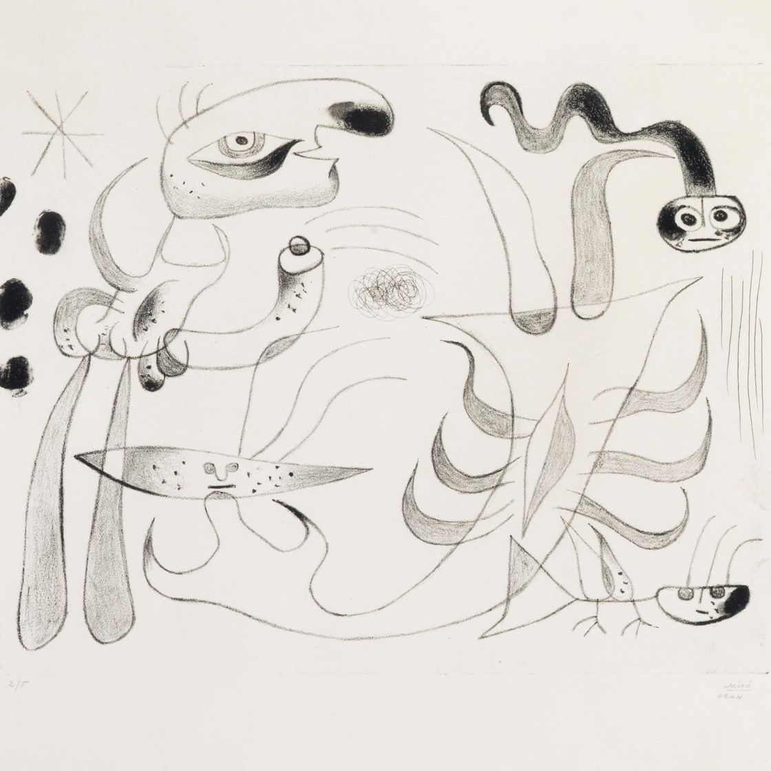 Joan Miró — Барселона XLIII, из серии "Барселона"