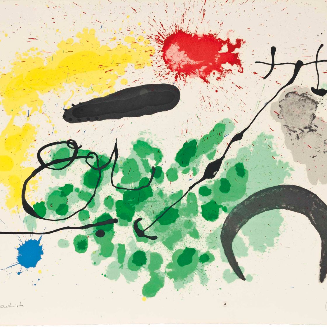 Joan Miró — Фото X, от: "Ле Лазар с золотыми перьями"