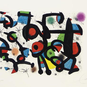 Joan Miró — Лес влюбленных в парке Гуэля (M. 1243)