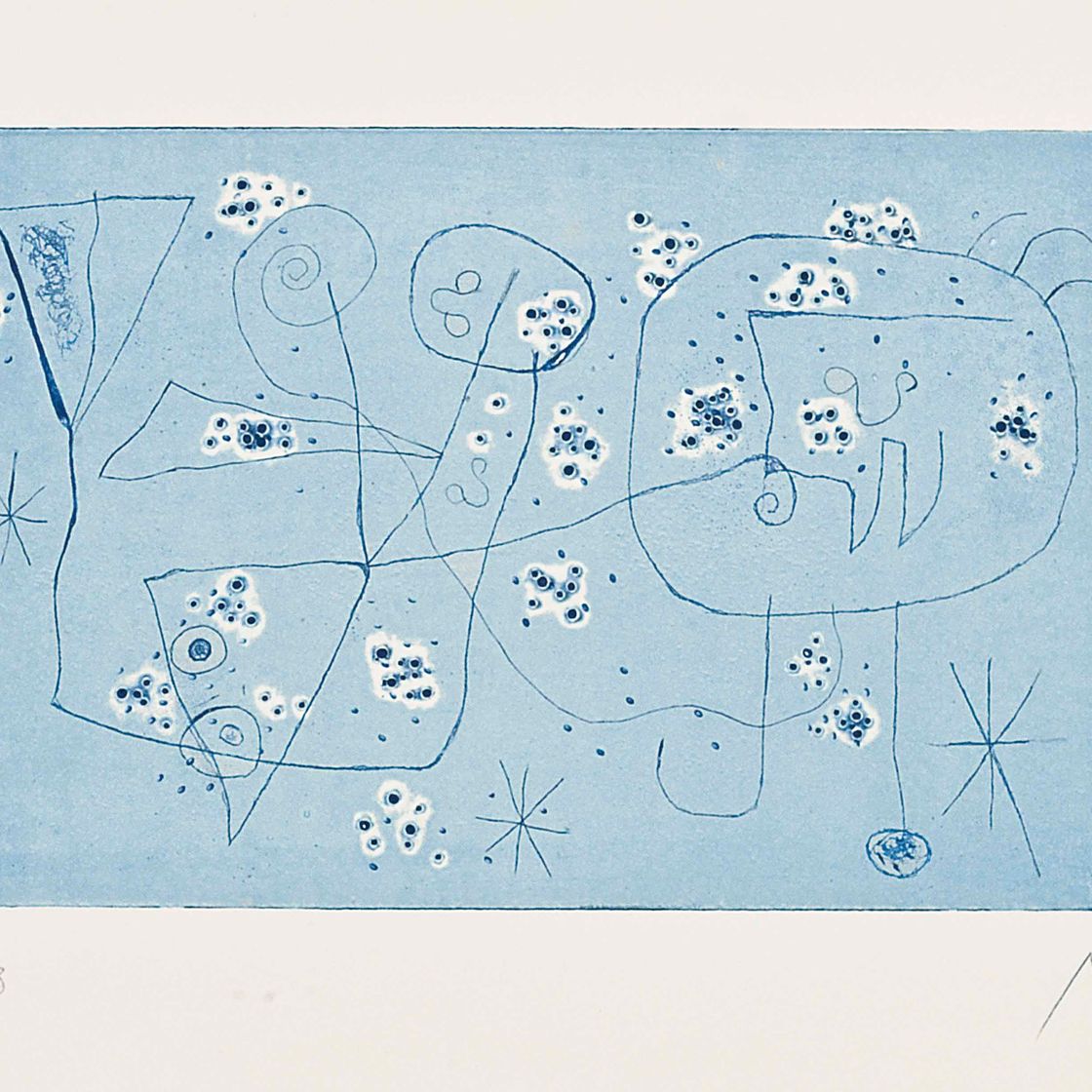 Joan Miró — Одна тарелка, из серии IV