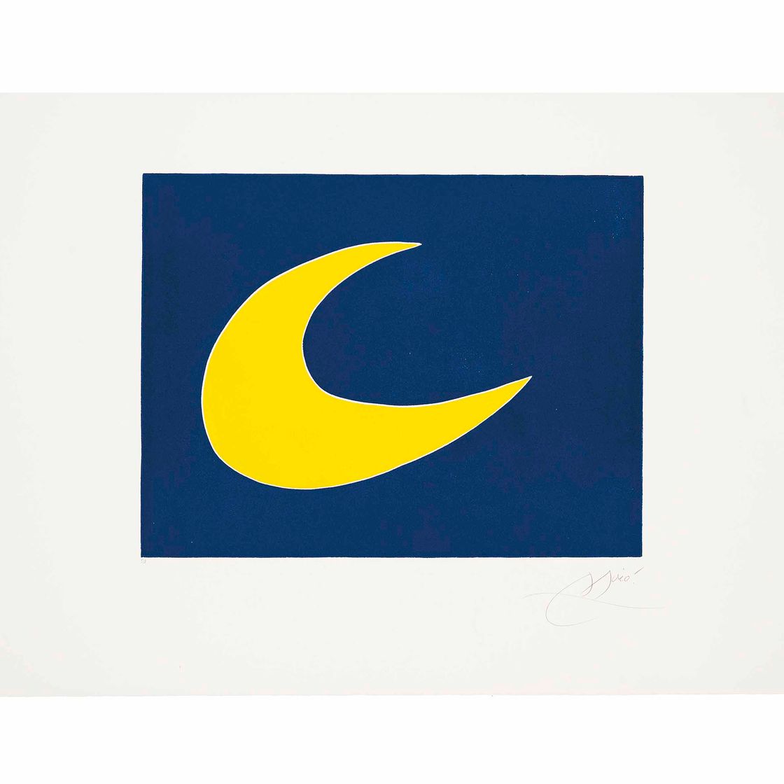 Joan Miró — Кантик-дель-Соль: Одна тарелка (Дюпен 845; смотрите книги Крамера 196)