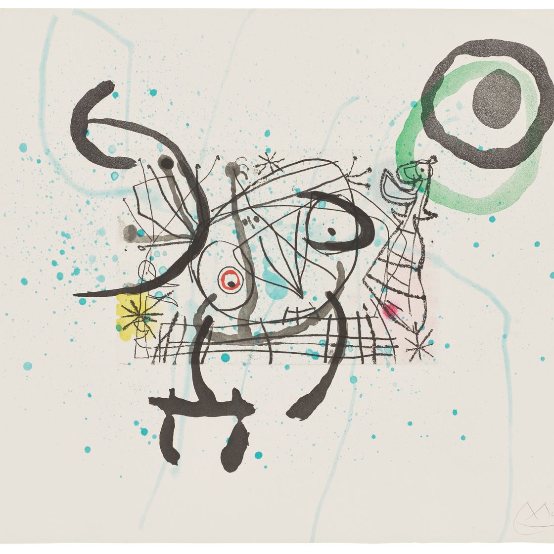 Joan Miró — Трещины: одна пластина